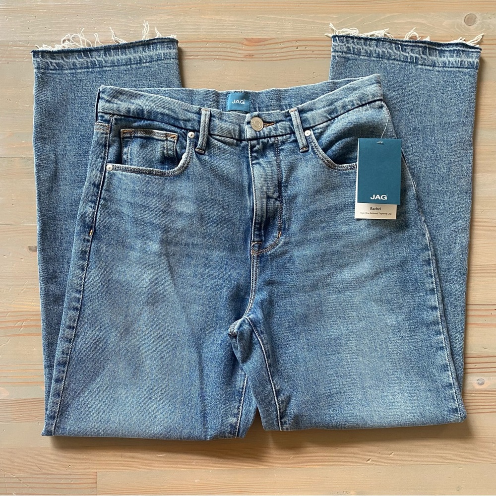 NWT JAG Rachel High Rise Relaxed Tapered Leg Jeans 6 8 10 - Picture 4 of 13